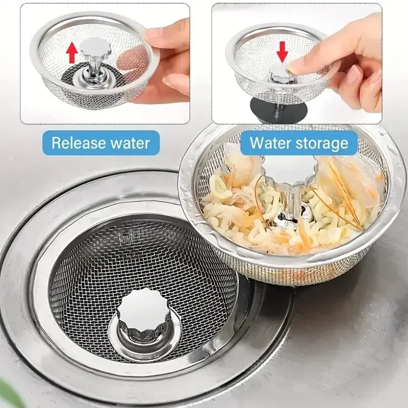 2Set Kitchen Sink Strainer Wit - Commercial Kitchen Bin recension och pris