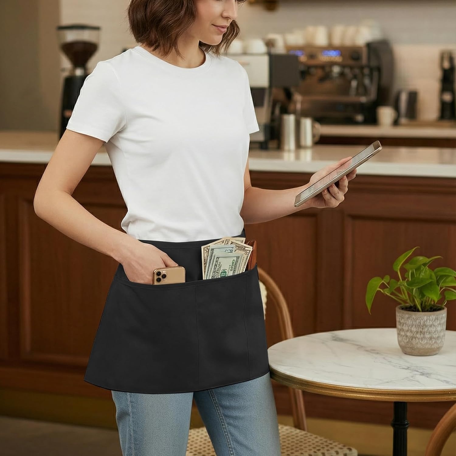 Server Aprons with 3Pockets (1 - Commercial Kitchen And Bar recension och pris