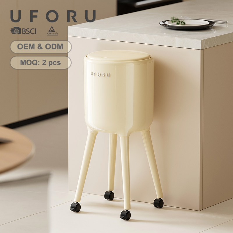 UFORU Tall Standing Trash Can  - Commercial Kitchen Bin recension och pris