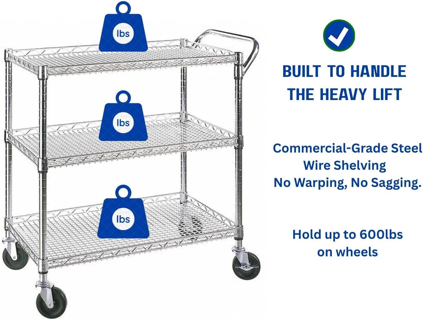 Heavy Duty Rolling Utility Kit - Commercial Kitchen And Bar recension och pris